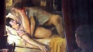 Discover hidden passions in vintage erotic art masterpieces from retro eras