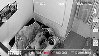 Real Security Cam Catches Lover Ramming Huge Ass Wife While Cuck Works Hard!