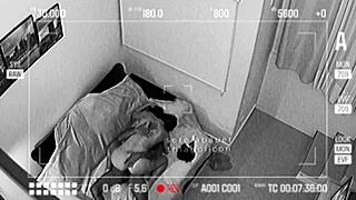 Real Security Cam Catches Lover Ramming Huge Ass Wife While Cuck Works Hard!