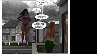 My Muscles Grow Huge in Superhero Transformation Comic