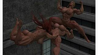 My Muscles Grow Huge in Superhero Transformation Comic