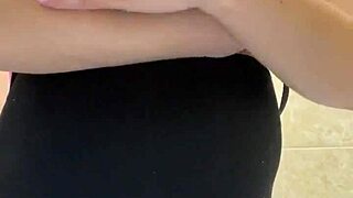 my slut stepmom flashes big milky tits in shower