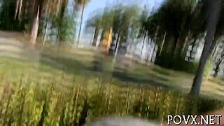 Hot Nikki Lavay blows hard