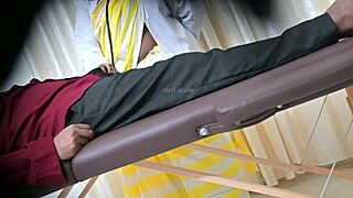 Lucky Patient's Doctor Handjob in Hospital