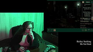 wanna see this fat brunette's naked castle haunt playthrough?