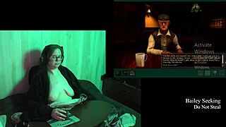 wanna see this fat brunette's naked castle haunt playthrough?