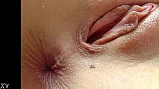 watch this tall euro bitch in stockings tease her tight pussy and ass with toys
