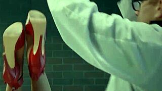 wanna see busty ebony doc jenna foxx ride that huge patient cock toy?