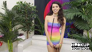 harley haze promo features deepthroat gagging doggystyle and facial cumshot