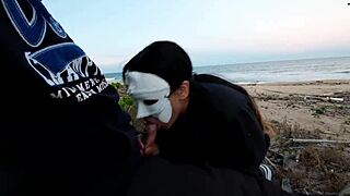 Summer Heat Brings Beach Anal Pounding With Deep Creampie Inside!