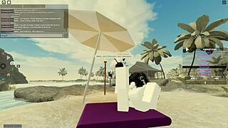 roblox whore rides cock cowgirl then takes anal doggystyle cumshot