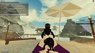 whoa roblox slut bends over monster bbc rides doggystyle anal deepthroat cums wet tits shaking 🍆💦🔥