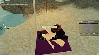 whoa roblox slut bends over monster bbc rides doggystyle anal deepthroat cums wet tits shaking 🍆💦🔥