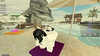 roblox whore rides cock cowgirl then takes anal doggystyle cumshot