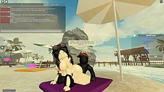 whoa roblox slut bends over monster bbc rides doggystyle anal deepthroat cums wet tits shaking 🍆💦🔥