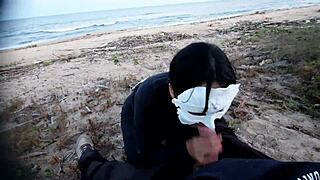 Summer Heat Brings Beach Anal Pounding With Deep Creampie Inside!