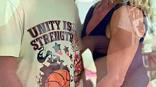 i host fan contest and muscular winner pumps huge creampie deep in my milf pussy.