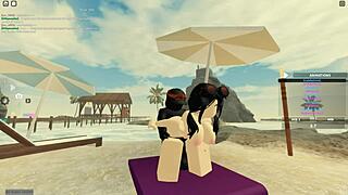 whoa roblox slut bends over monster bbc rides doggystyle anal deepthroat cums wet tits shaking 🍆💦🔥