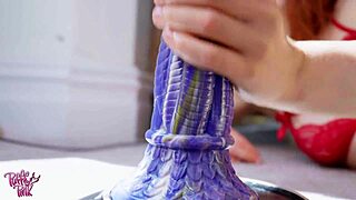 watch me stroke my new big cock toy sullivan while dirty talking dirty to you