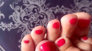 Irresistible toes tempt milf's mouth in foot fetish suck fest. Bedroom bliss Feb 03 2025