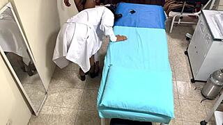 Married Argentinian nurse stays late spying cam catches her perfect teen body tease