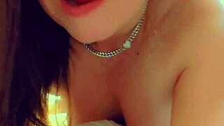 started with sexy xmas lingerie photoshoot, ended in hot wife creampie pounding