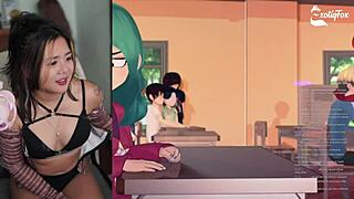 meru the succubus livestream reactions with fans exotiqfox solo highlights