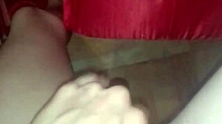 skinny girl locks door caresses pussy through shorts till she explodes you watching?
