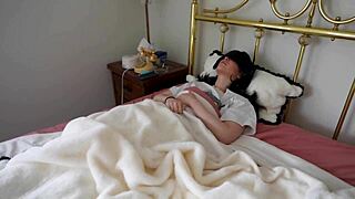 Petite Brunette Jane Wilde Rides Lev Lieben To Cure Headache Cum