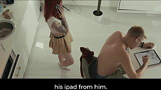 STEP MOM STUCK IN DISHWASHER! STEP SON POUNDS HER WET PUSSY