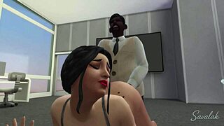 Indian boss commands arab secretary in steamy office tryst