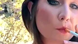 wanna see aurora wolfe's big tits backstage as new pornstar camgirl smoking?