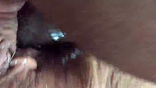 Hijab bbw milf pussy flooded by black cock massive cumshot