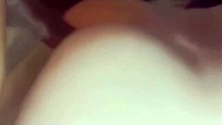 shemale with huge dick pounds guy hard in casual crossdressing fun