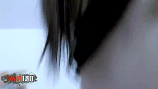 young french brunette chrystal rough quickie fucks jorge homemade