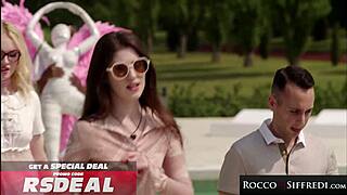 Rocco Siffredi Pounds Petite Hottie Outdoor Anal