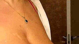 Milf pours milk over huge natural tits, will you lick every drop off my boobs?