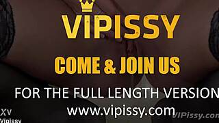 vipissy presents creamy blondes in extreme czech lesbian golden shower dildo pussy play