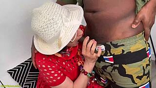 granny's saggy boobs bounce as bbc destroys her 73 year old ass