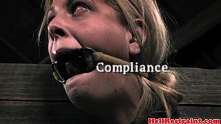 Cherie Deville Experiences Intense Emotional Domination from Huge Dildo Penetration in Tight Bondage