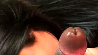basement shadows hide a teasing blowjob thrill