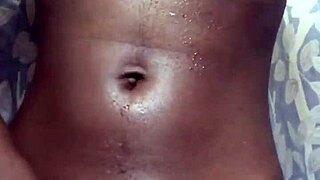 Bathroom horniness explodes into wild self-pleasure frenzy