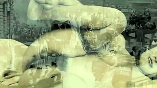 Vintage Lesbians Lick Hairy Beavers in Retro Group Muff Diving Orgy