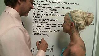 Fucking Big Tits Blonde Slut Mommy Delta White Doggystyle Bent Over In Fishnets