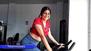 i blew my stepdad at the gym while trainer watched real homemade