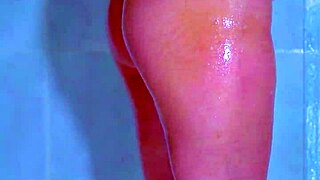 College girls shower wet thongs off pink pussies together?