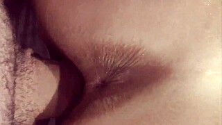 ass inspection turns into anal massage and masturbation