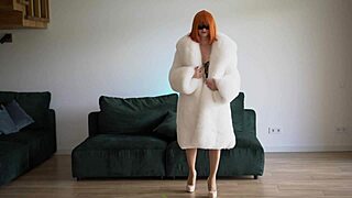 fucking fur coat cyber doll anal dp extreme deepthroat 😈🍆