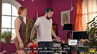 hey ever wonder how that mature redhead got her big orgasm?