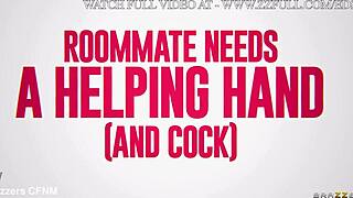 Destiny Mira Begs Roommate for Cock Helping Hand